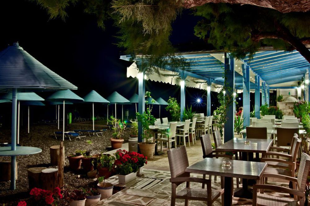 Coriva Beach Hotel & Bungalows Koutsounári Restoran foto