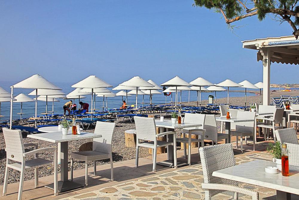 Coriva Beach Hotel & Bungalows Koutsounári Restoran foto
