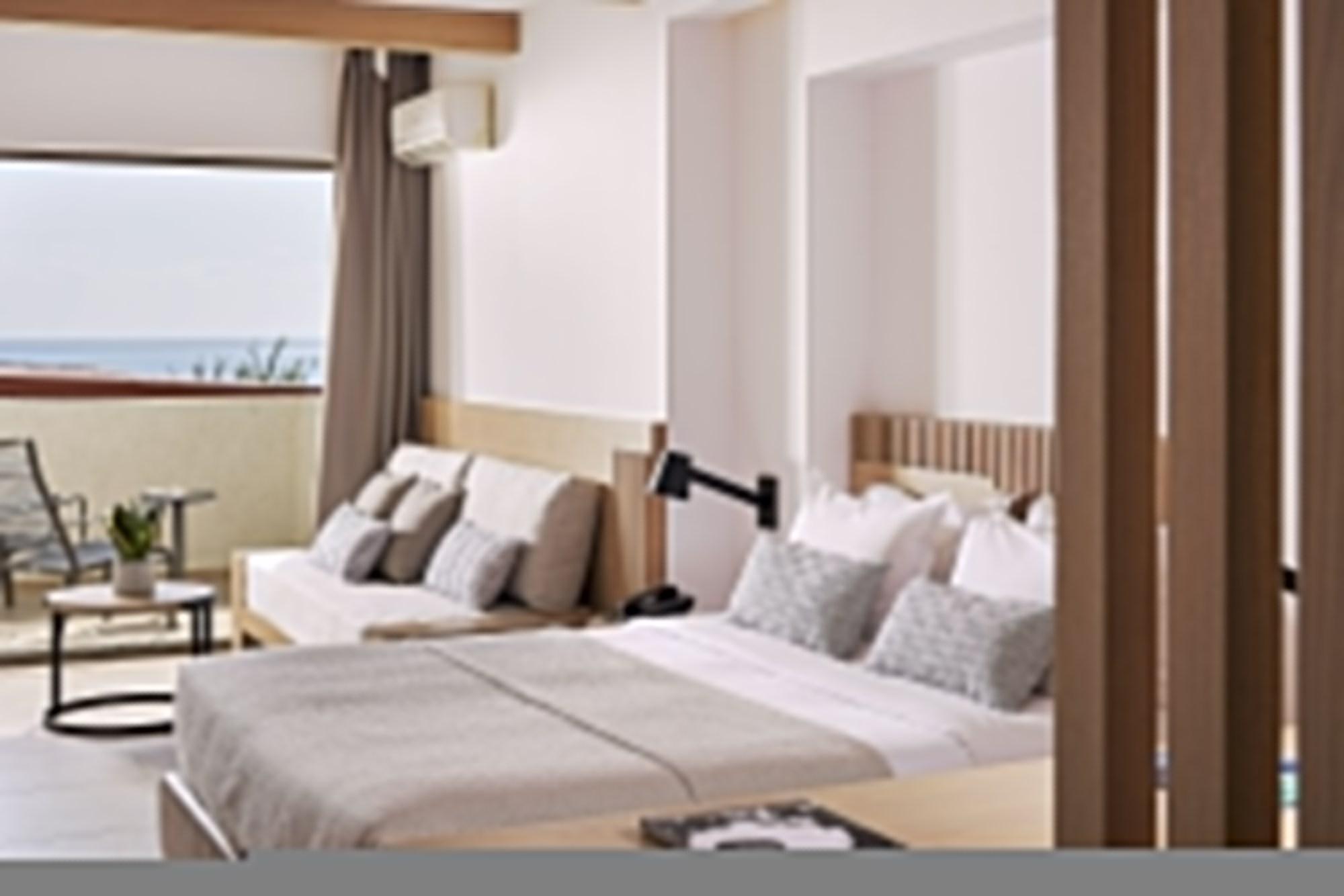 Coriva Beach Hotel & Bungalows Koutsounári Bagian luar foto